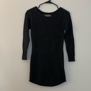 LOFT Gray Mini Sweater Dress - size XS